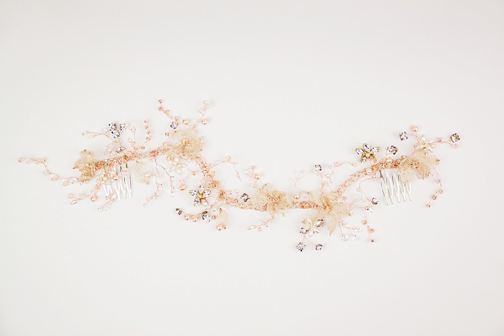 Image of Chloris bridal hair vine