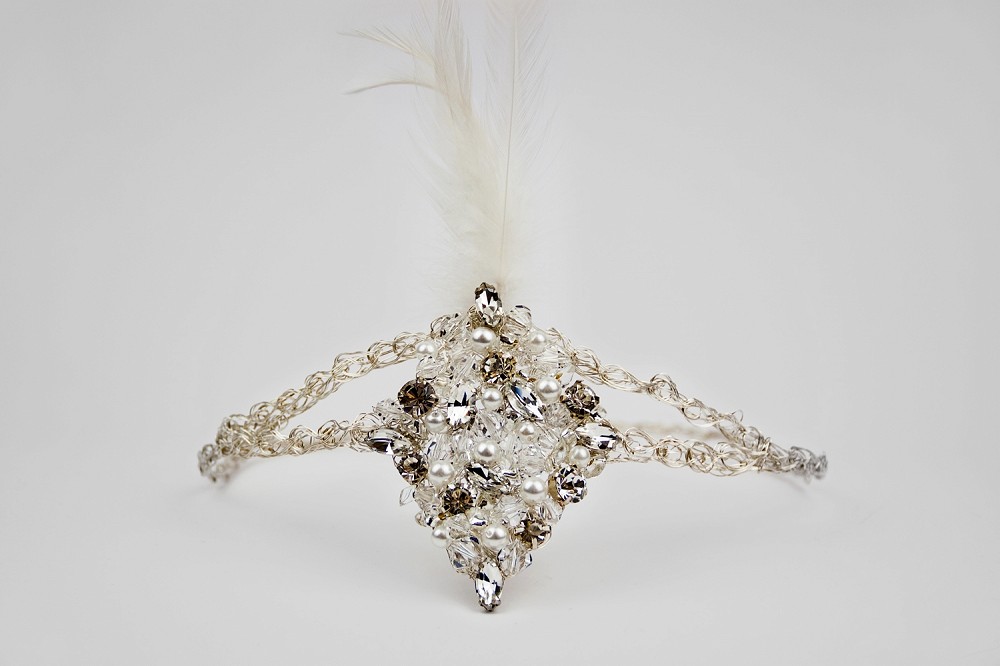 Clara vintage wedding tiara