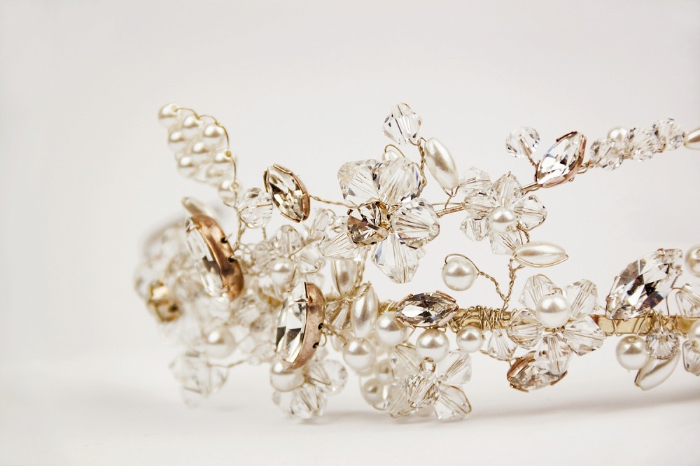 Image of Embrace wedding tiara for brides