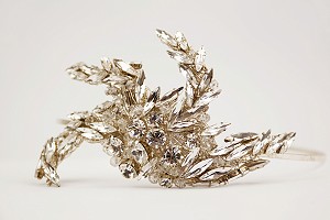 Photo of Lisette wedding headpiece