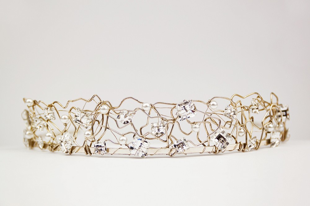 Gina crystal headpiece