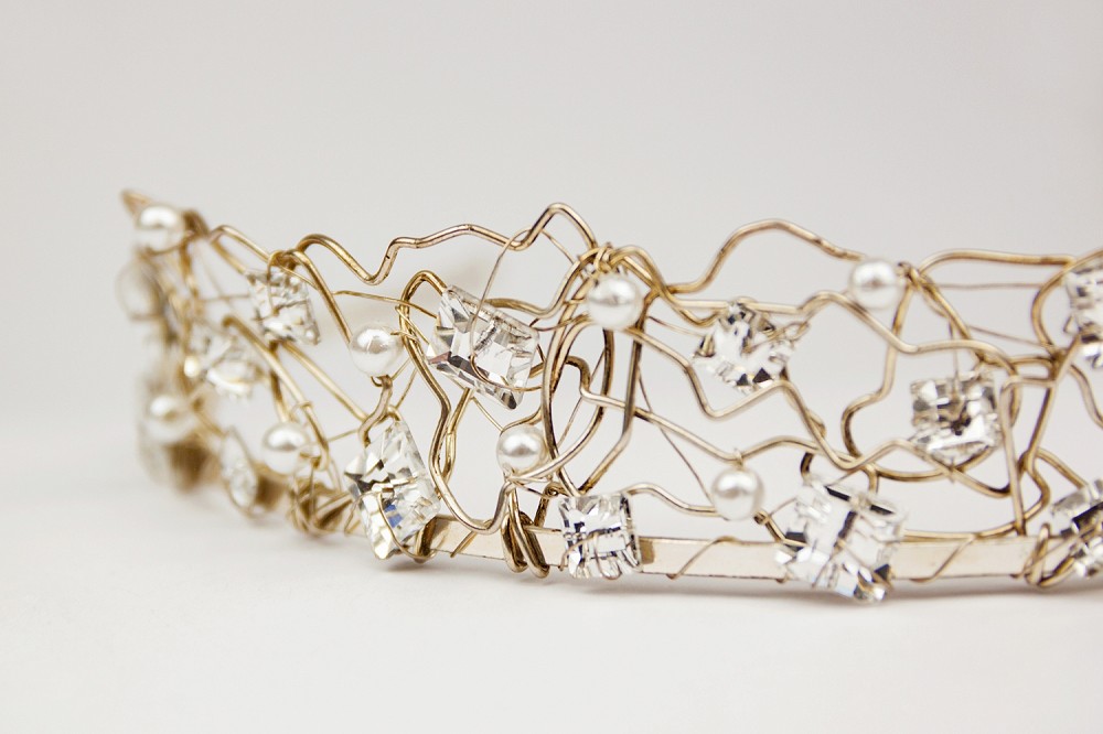 Gina crystal headpiece