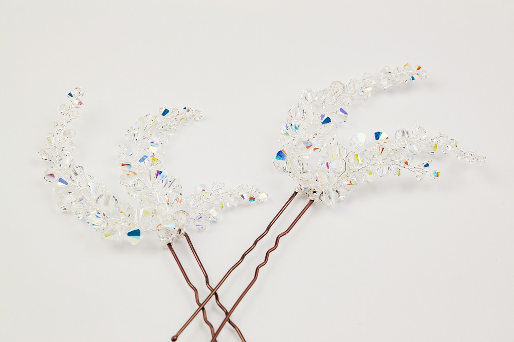 A Dream is a Wish hairpins for brides