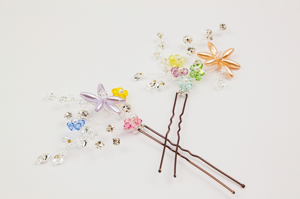 Rapunzel bridal hair pins