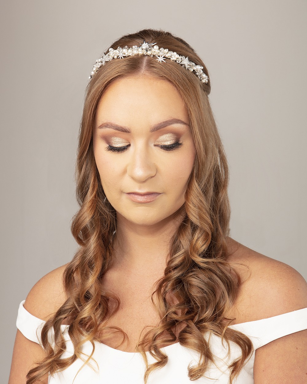 Second star bridal tiara