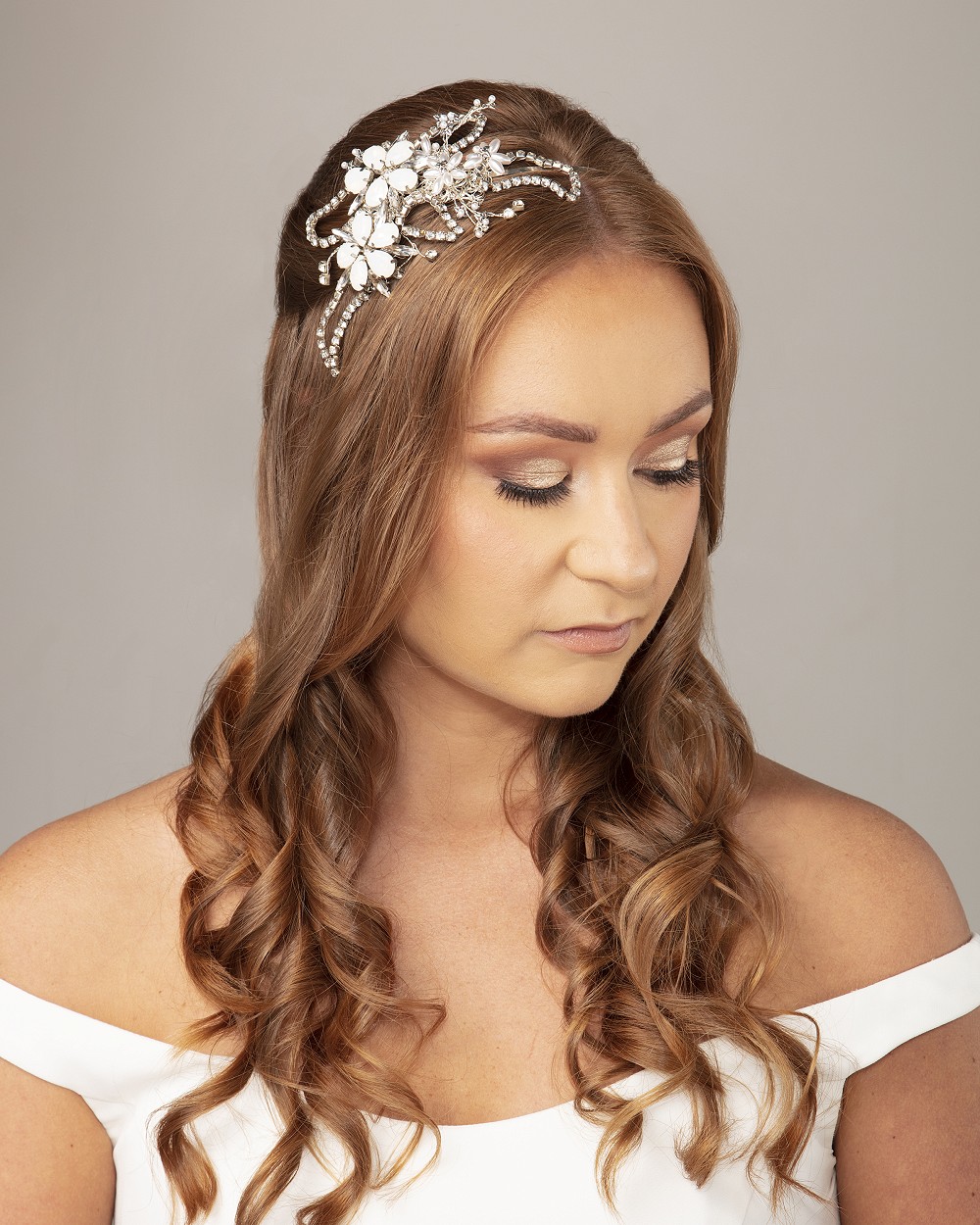Hesta side design wedding tiara