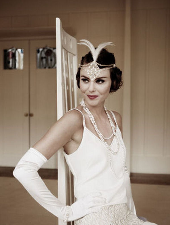 Clara wedding headband