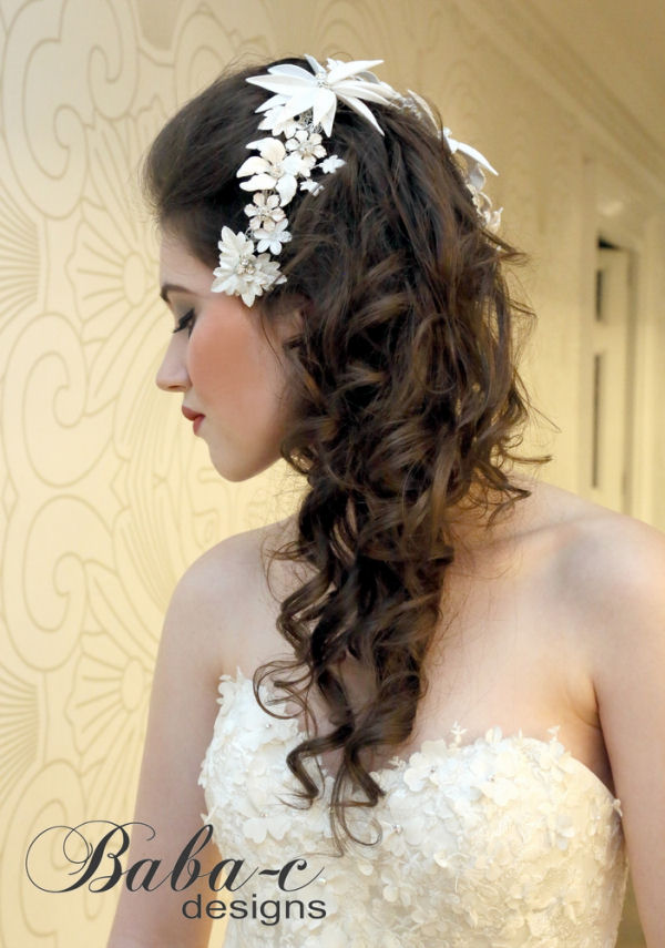 Primavera bridal headpiece